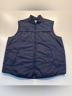Onward Reserve Men’s Featherweight Vest Size Large - Navy Blue Pockets Full Zip